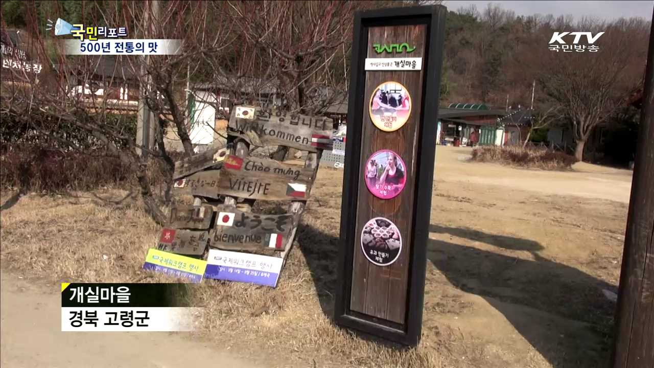 고령 개실마을 한과…5백년 전통 잇는다