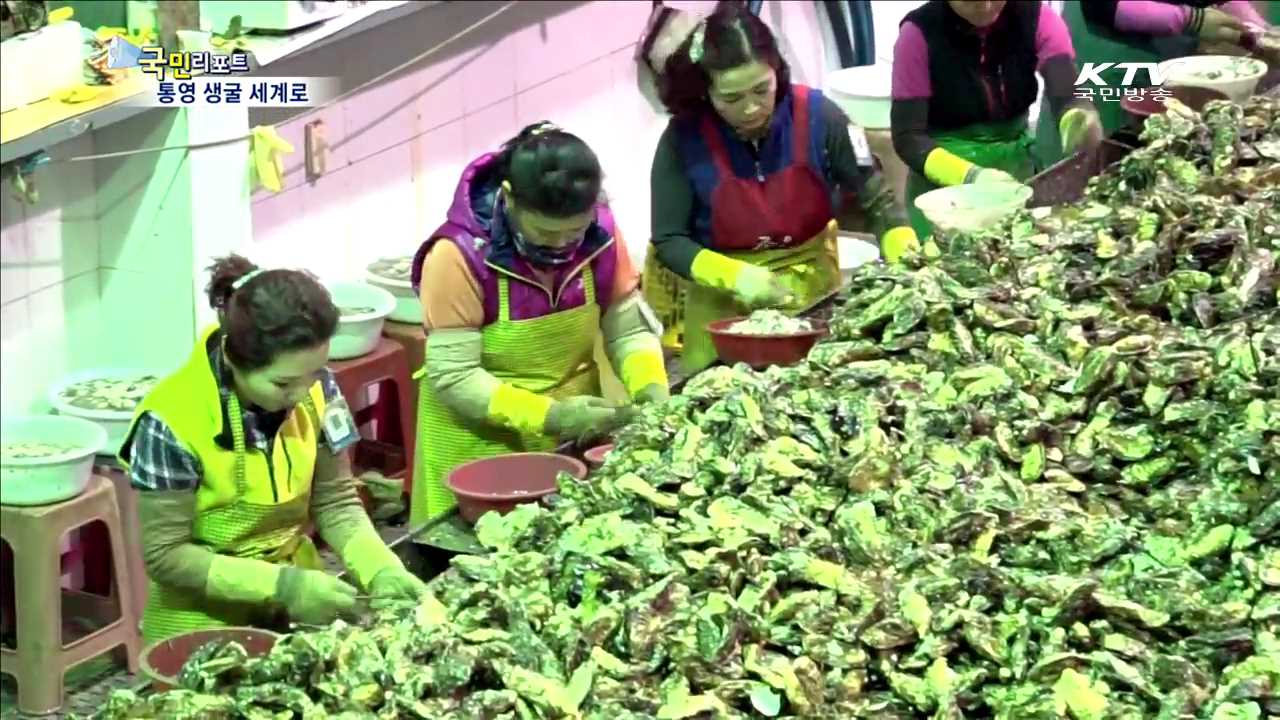 통영 굴, 수출 효자 상품 발돋움