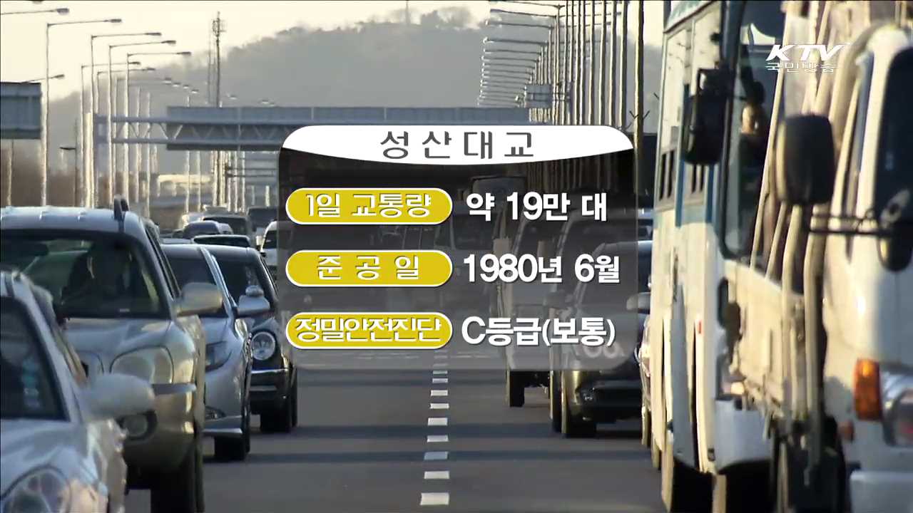 국가안전대진단 첫 점검…성산대교 '이상 무'