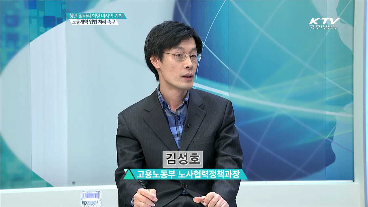 청년 일자리 희망 마지막 기회 노동개혁 입법 처리 촉구 [집중인터뷰]