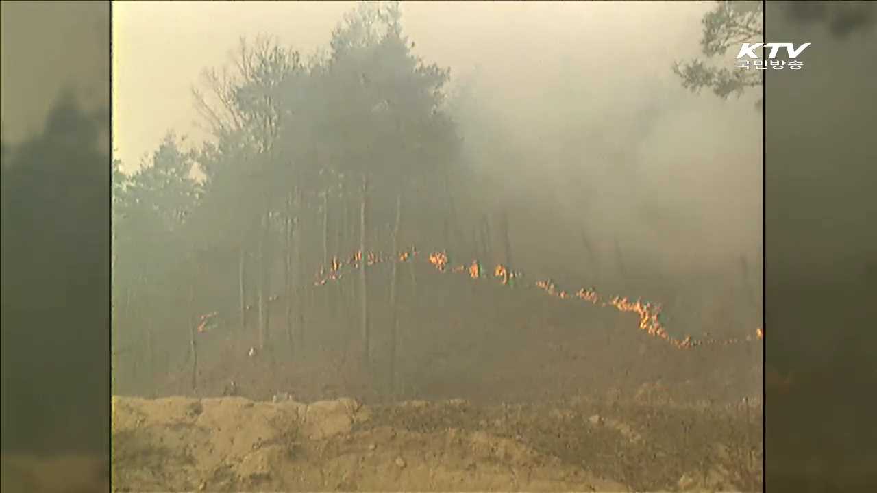 산불 잡는 '드론' 첫 시연…2020년까지 현장 투입 [현장속으로]