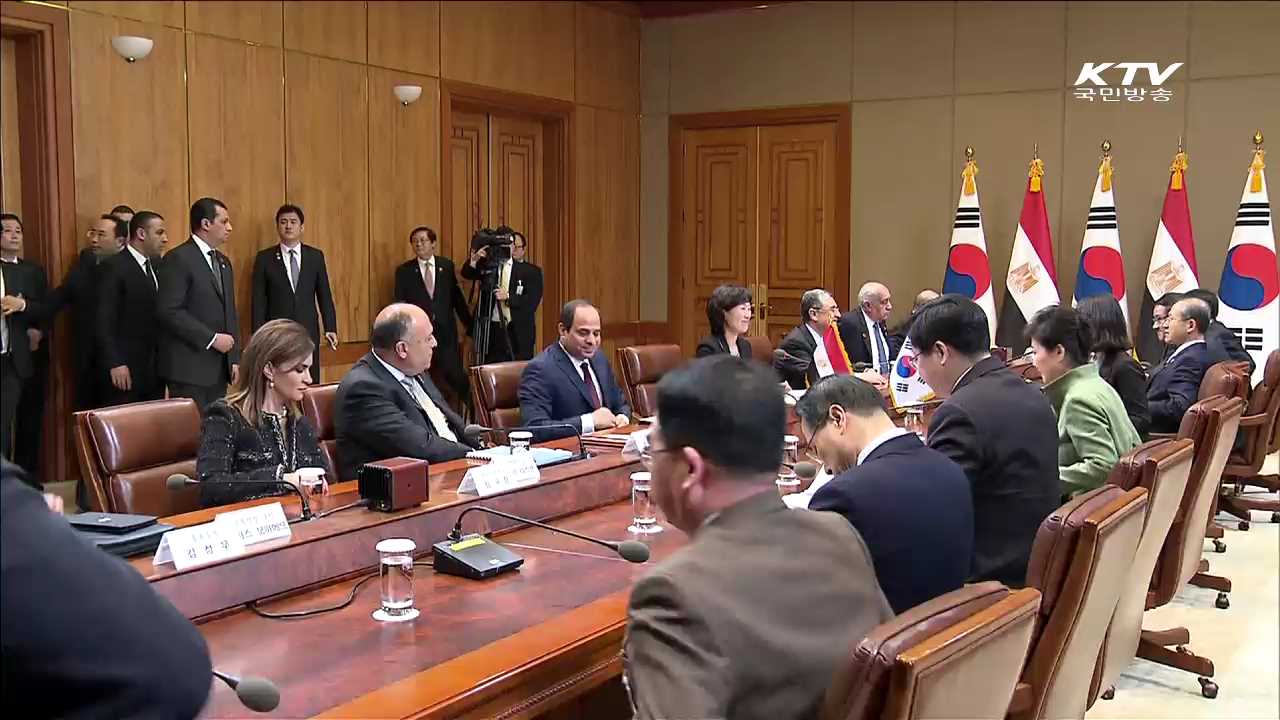 한·이집트 정상회담…34억 달러 인프라사업 참여