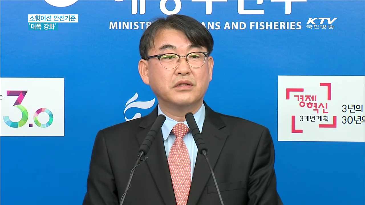 소형어선 안전기준 대폭 강화…인명피해 줄인다