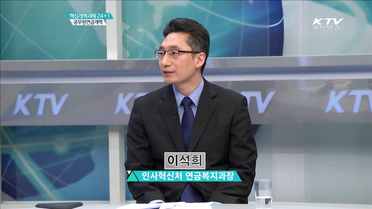 핵심개혁과제 24+1 공무원연금개혁