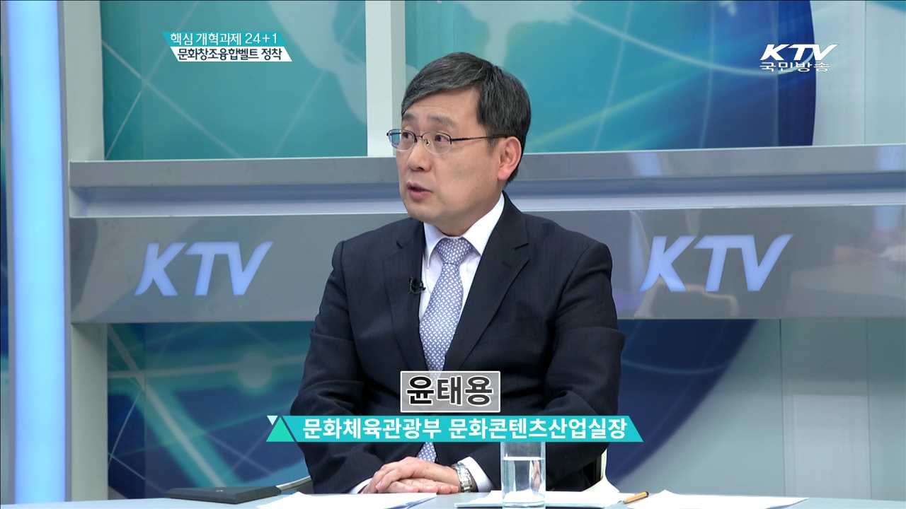 핵심 개혁과제 24+1 문화창조융합벨트 정착