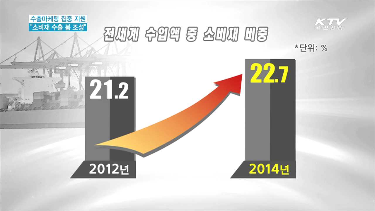 수출 마케팅 집중 지원…소비재 수출붐 조성