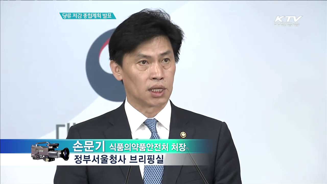 당류 저감 종합계획 발표