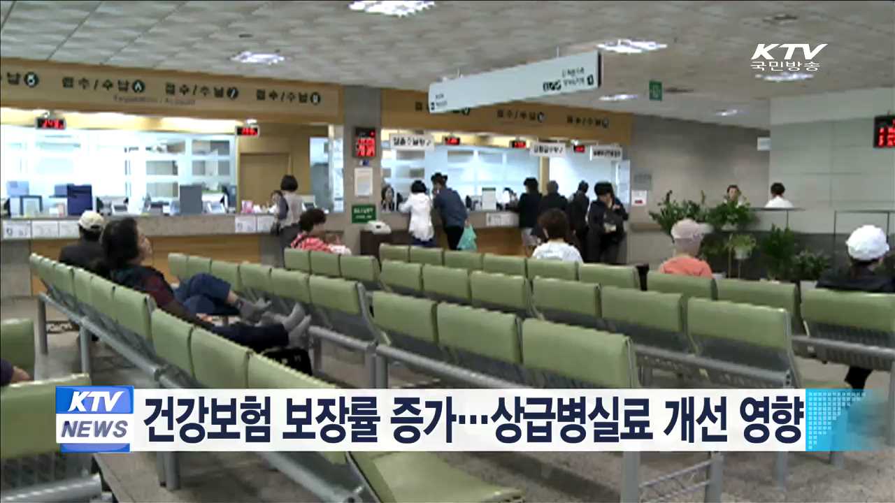 건강보험 보장률 증가…상급병실료 개선 영향