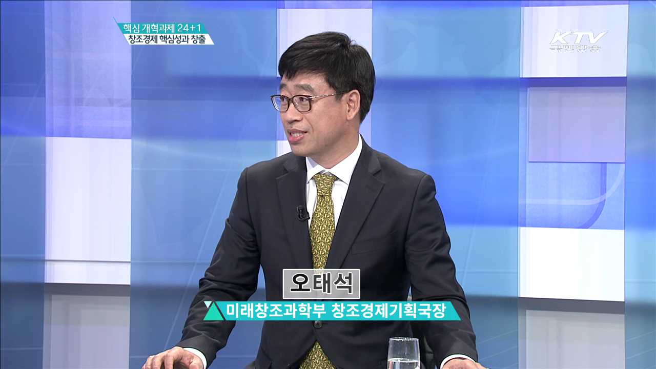 핵심 개혁과제 24+1 창조경제 핵심성과 창출