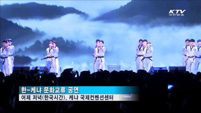 문화공연 관람…케냐서 '한류 외교'