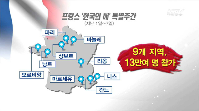 프랑스의 '한류'…'한국의해 특별주간' 성공