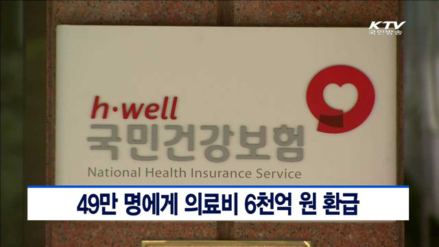 49만 명에게 의료비 6천억원 환급