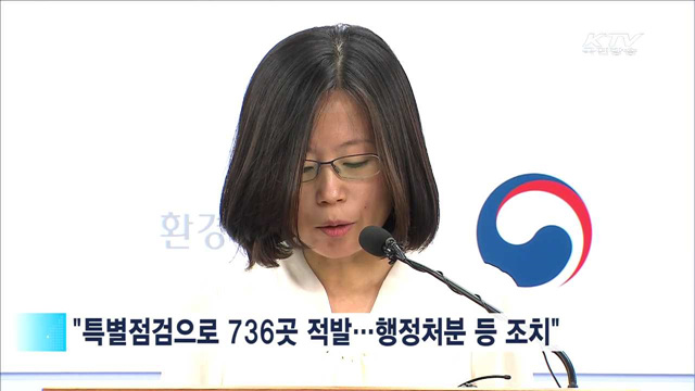 날림먼지 발생 사업장 736곳 적발…고발 188건