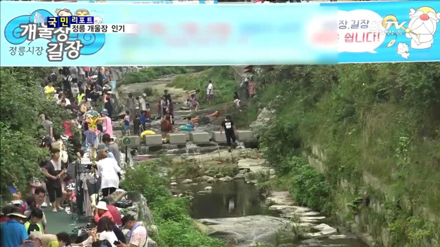 정릉시장 개울장…도심 이색 장터로 인기