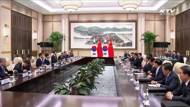 한중 정상회담…"북핵 저지 마지막 기회"