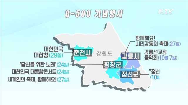 개막 D-500…"평창 올림픽, 미리 즐기세요"