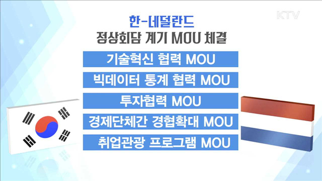 한·네덜란드 정상회담…"빅데이터 협력 확대"