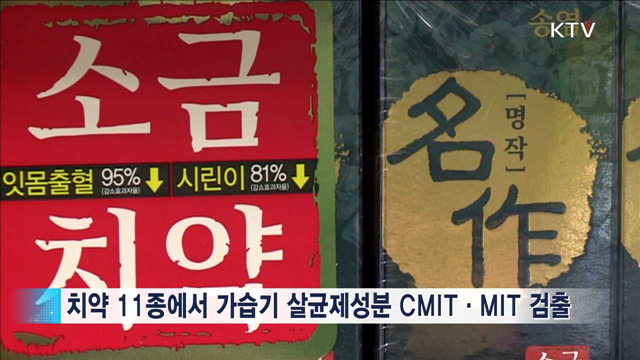 '가습기살균제 성분 치약'…인체 위해성 낮아