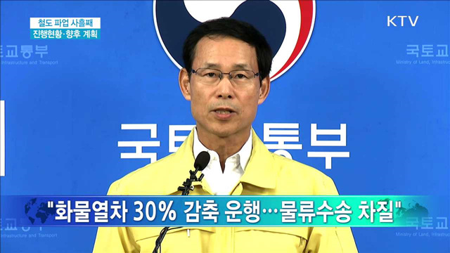 철도 파업 관련 진행현황 및 향후 계획