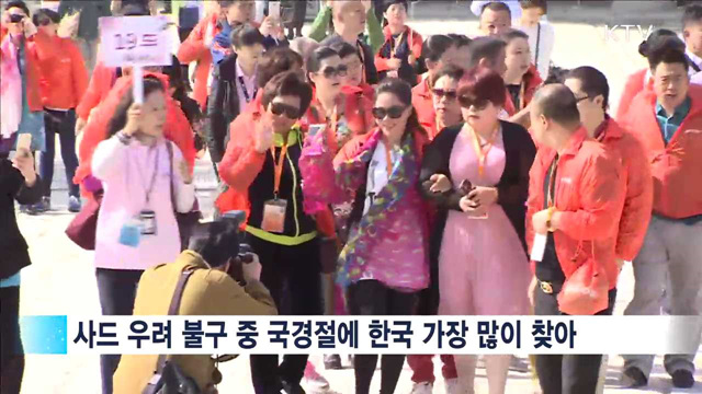中 국경절 최고인기 관광지 '한국'…사드 영향없어
