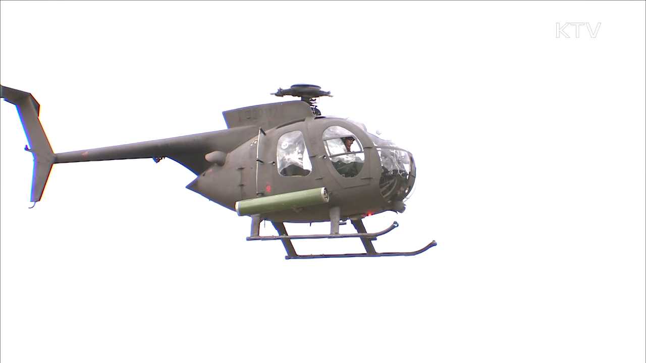 '백발백중 탑 헬리건'…육군 항공사격 대회