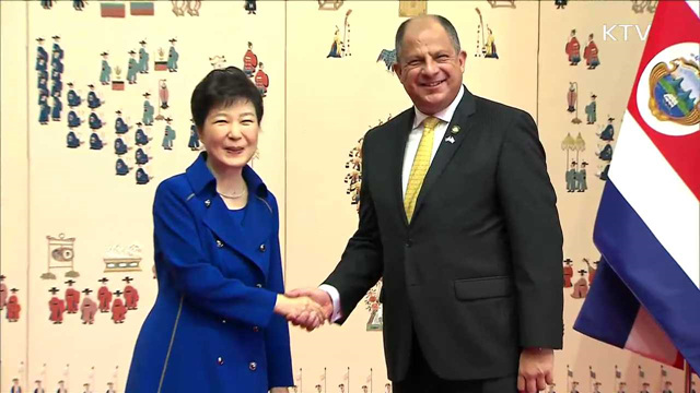 한·코스타리카 정상회담…중미 FTA협상 가속