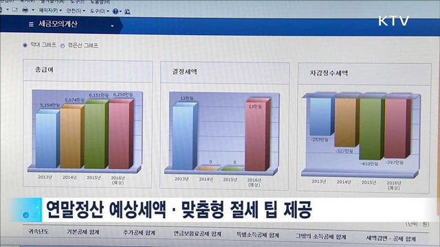 내일부터 '연말정산 미리보기'…모바일 앱도 개시