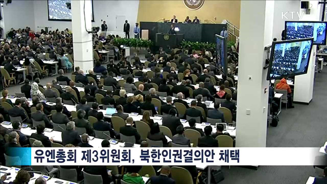 유엔, '북한 인권결의안' 12년 연속 채택