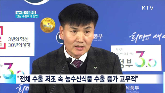 "농수산식품 수출 70억 달러…5.9% 증가"