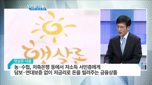 햇살론 대출한도 1,500만 원으로 확대 [경제인사이드]