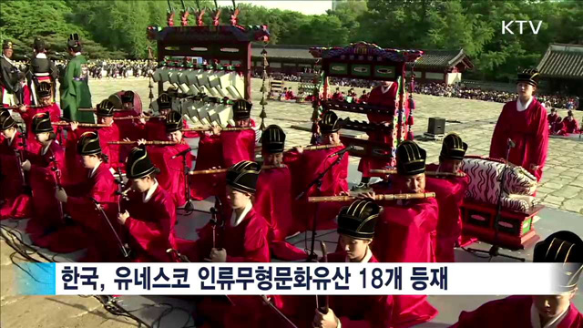 문화강국…유네스코 등재 우리문화는?