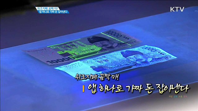 위조지폐 꼼짝 마! 앱 하나로 가짜 돈 잡아낸다