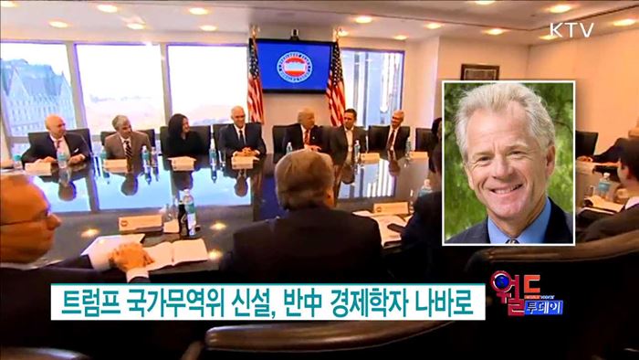 트럼프 국가무역위 신설, 반中 경제학자 나바로 [월드 투데이]