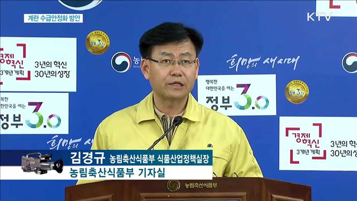 계란 수급안정화 방안