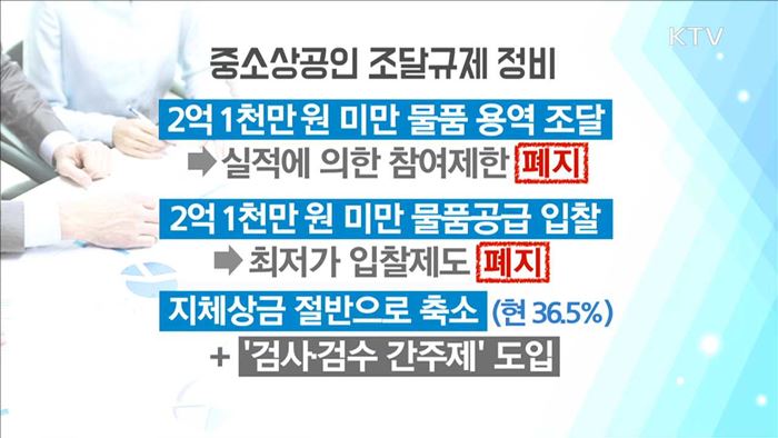 21년 만에 대대적 공공조달 규제정비