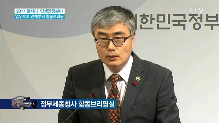 2017년 일자리·민생안정 분야 업무보고 관계부처 합동브리핑