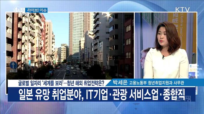 글로벌 일자리 '세계를 보라'···청년 해외 취업전략은? [라이브 이슈]