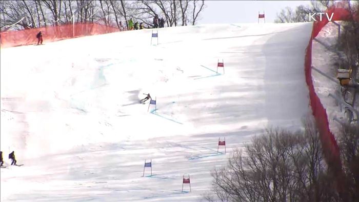 테스트이벤트 '알파인 극동컵' 둘째 날, 평창은 '후끈'