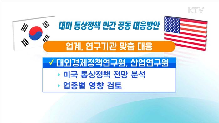 '대미 통상 불확실성'…민관 공동대응체계 구축