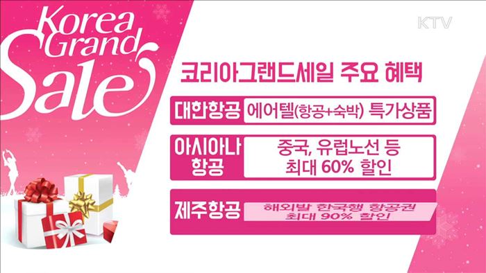 외국인 대상 '코리아그랜드세일' 내일 개막