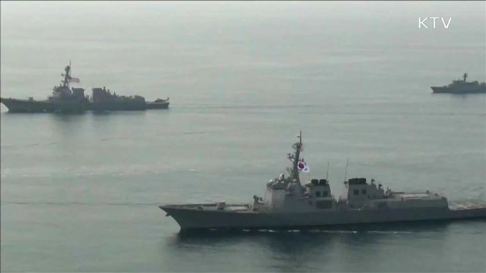 한미일, 미사일 탐지·추적훈련…北 ICBM 대응