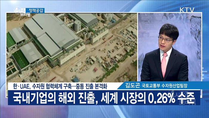 한·UAE, 수자원 협력체계 구축···중동 진출 본격화 [정책공감]