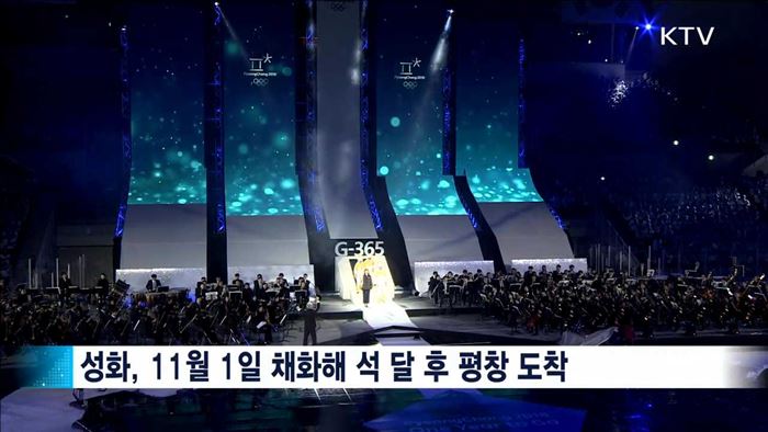 평창동계올림픽 G-1년, 카운트다운 시작