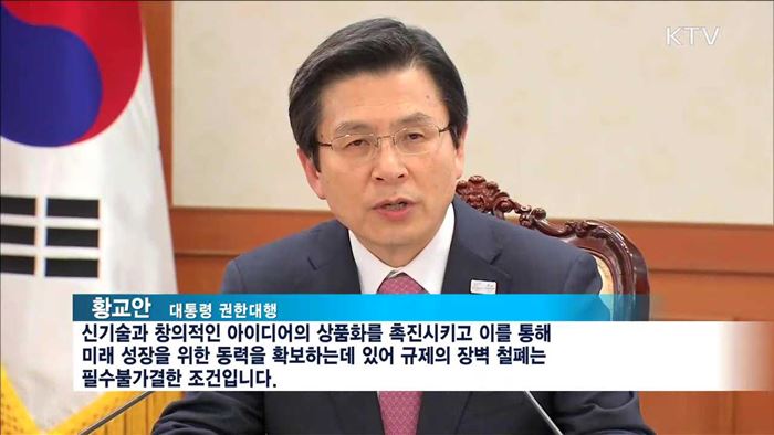 "규제 철폐 필수…속도감 있게 추진해야"