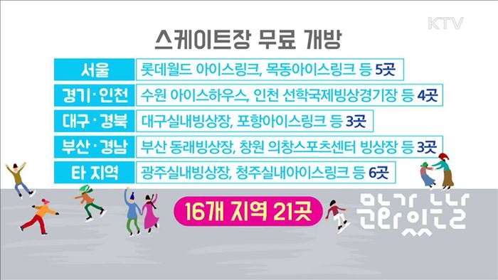 문화가 있는 날…전국 21개 스케이트장 무료개방