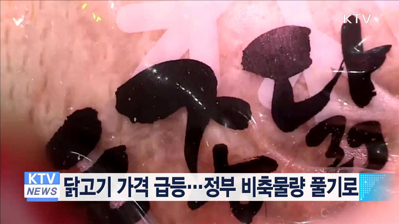 닭고기 가격 급등…정부 비축물량 풀기로
