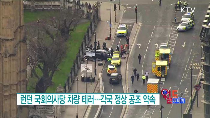 런던 국회의사당 차량 테러···각국 정상 공조 약속 [월드 투데이]