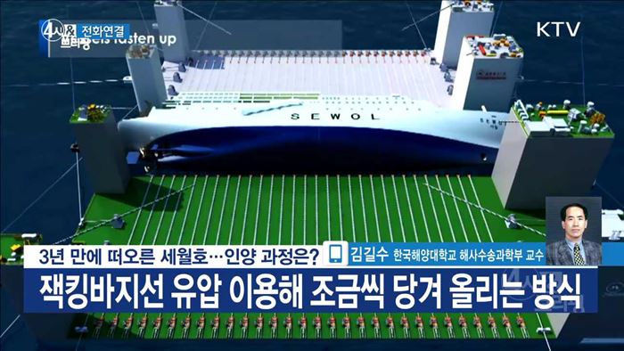 3년 만에 떠오른 세월호···인양 과정은?