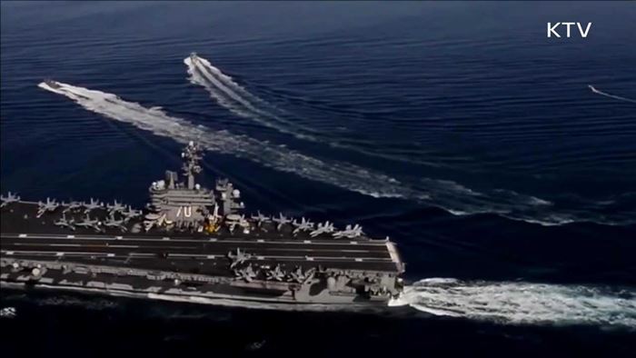 국방부 "美 핵항모 전개, 北 도발 대비 차원"