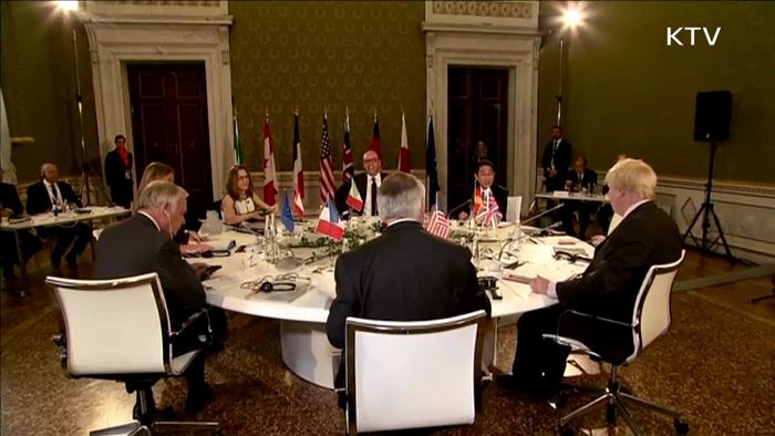 G7 공동성명…"北, 핵무기 포기·도발 자제해야"